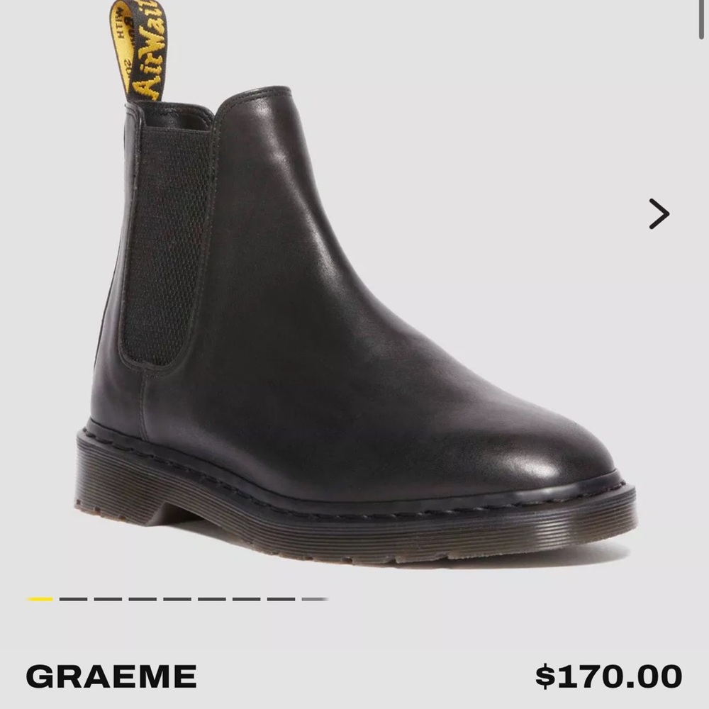 Dr. Martens Black Leather Chelsea Boots